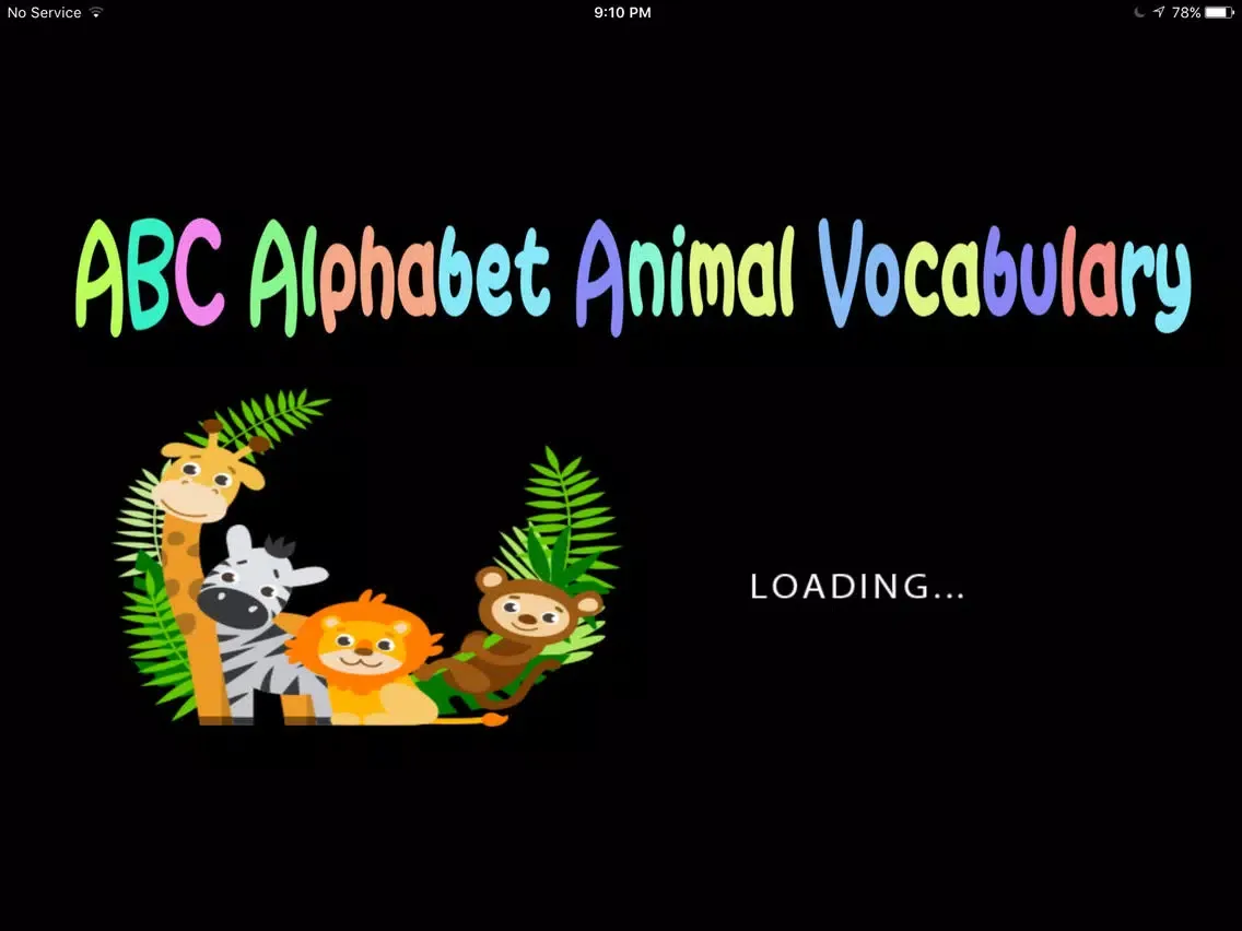 ABC Kids Alphabet Writing Animal Vocabulary iPad  Ekran Görüntüleri