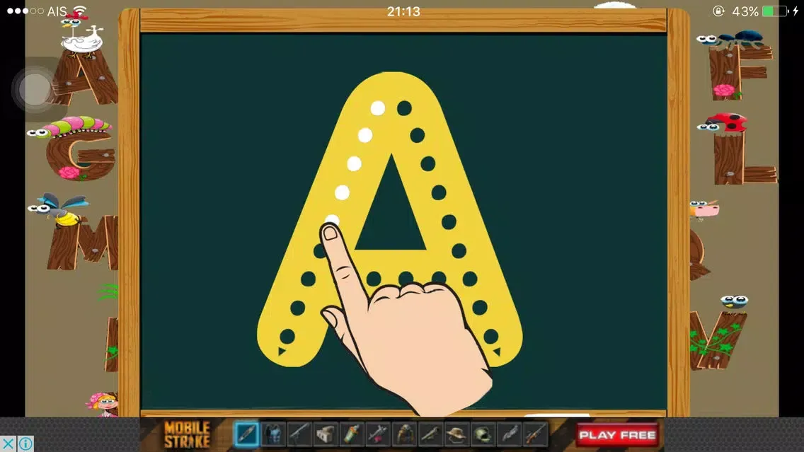 ABC Kids Alphabet Writing Animal Vocabulary Ekran Görüntüleri