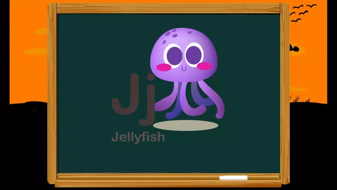 Tangkapan layar ABC Vocabulary Learning Alphabet Animal