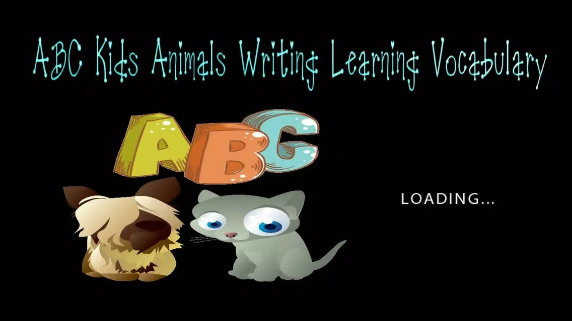 Tangkapan skrin ABC Kids Animals Writing Learning Vocabulary