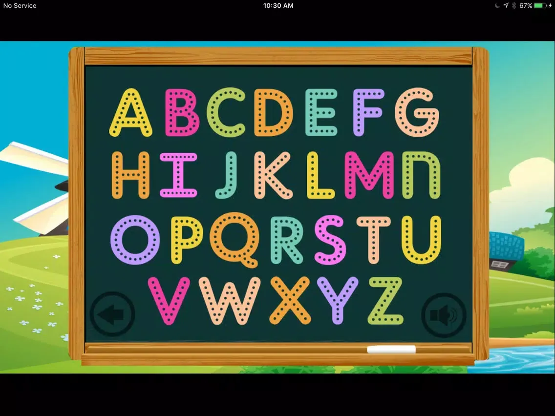 Funny Learning ABC Writing Dotted Alphabet Kids iPad  Screenshots