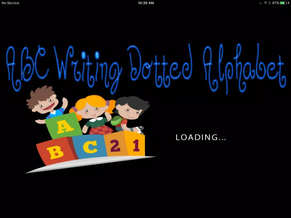 Funny Learning ABC Writing Dotted Alphabet Kids iPad  Screenshots