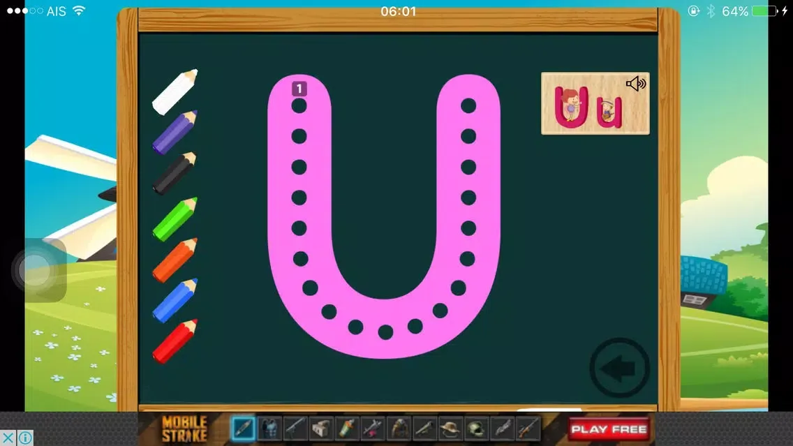 Funny Learning ABC Writing Dotted Alphabet Kids Screenshots