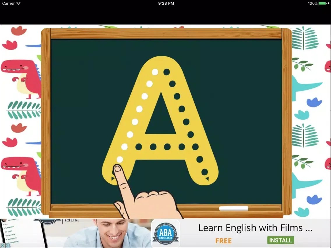 Tangkapan skrin ABC Dinosaurs Children Learn Toddlers Alphabet iPad 
