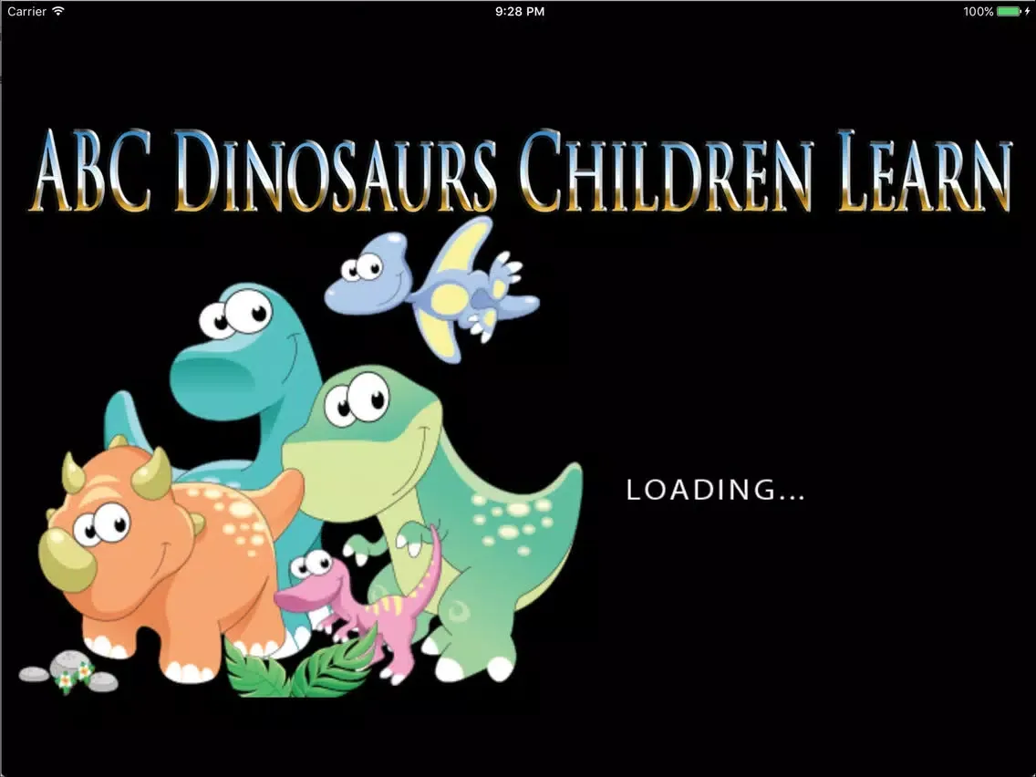 Tangkapan skrin ABC Dinosaurs Children Learn Toddlers Alphabet iPad 