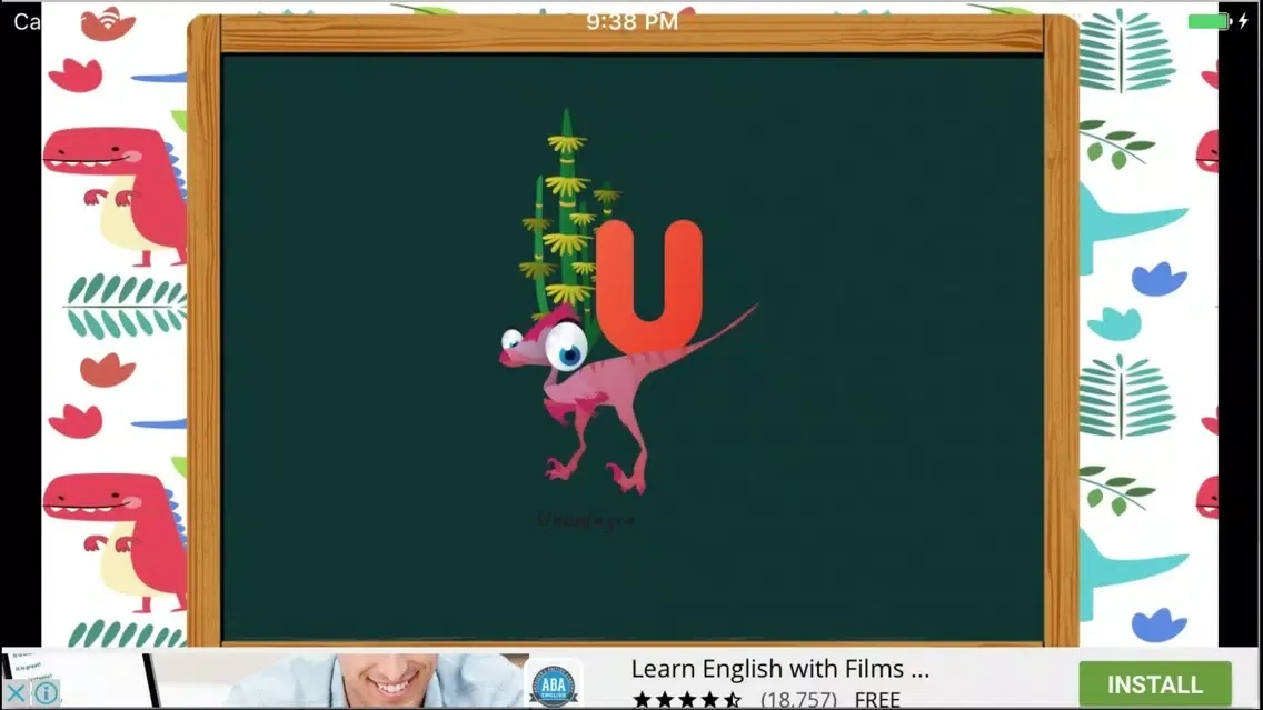 Tangkapan skrin ABC Dinosaurs Children Learn Toddlers Alphabet