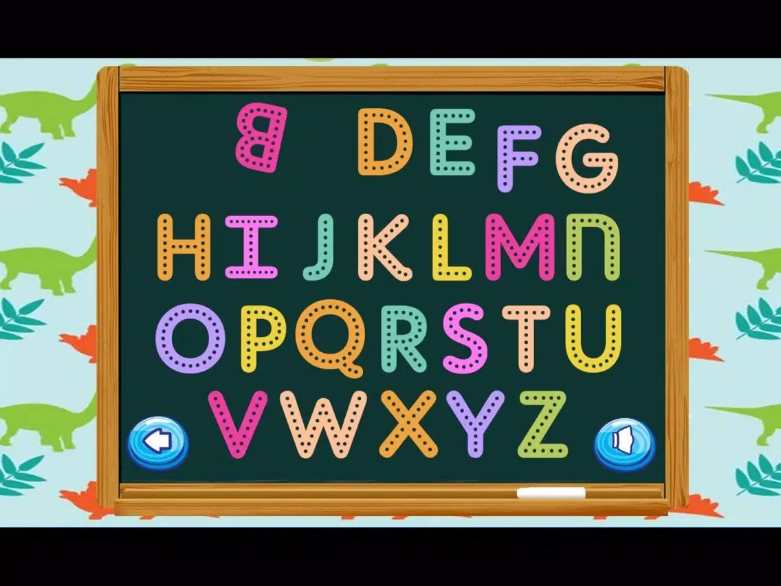 Dinosaur ABC Listening How Spelling Worksheet iPad 應用截圖