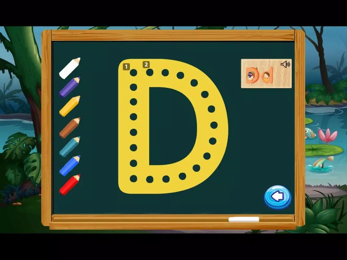 Funny ABC Dinosaurs Writing Listening Free Games iPad  سکرین شاٹس