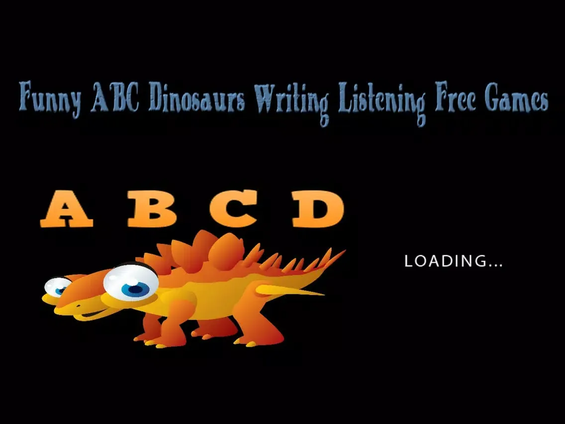 Funny ABC Dinosaurs Writing Listening Free Games iPad  سکرین شاٹس