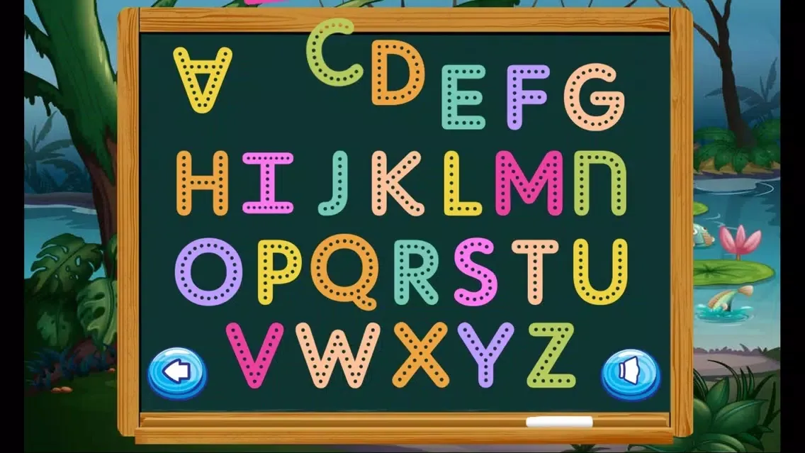 Funny ABC Dinosaurs Writing Listening Free Games سکرین شاٹس