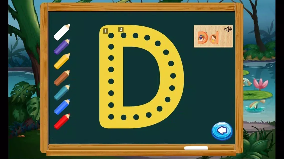 Funny ABC Dinosaurs Writing Listening Free Games سکرین شاٹس