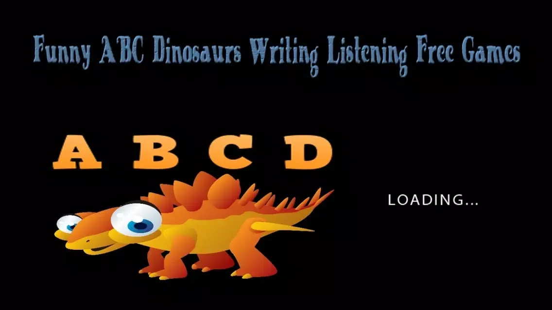 Funny ABC Dinosaurs Writing Listening Free Games سکرین شاٹس