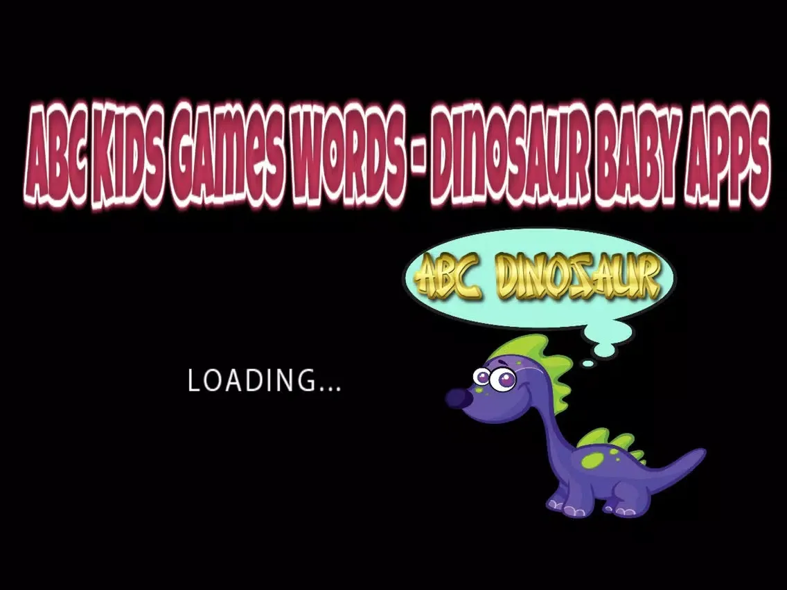 ABC Kids Games Words - Dinosaur Baby Apps iPad  Screenshots