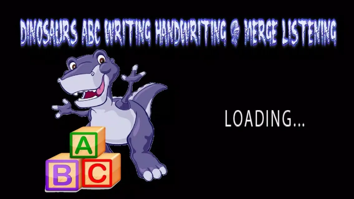 Dinosaurs ABC Writing Handwriting & Merge Listenin Screenshots