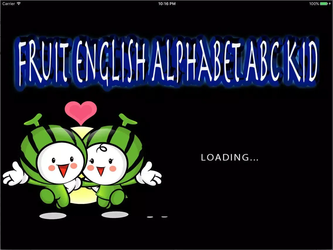 Fruit English Alphabet ABC Kids Writing Learn Easy iPad  سکرین شاٹس