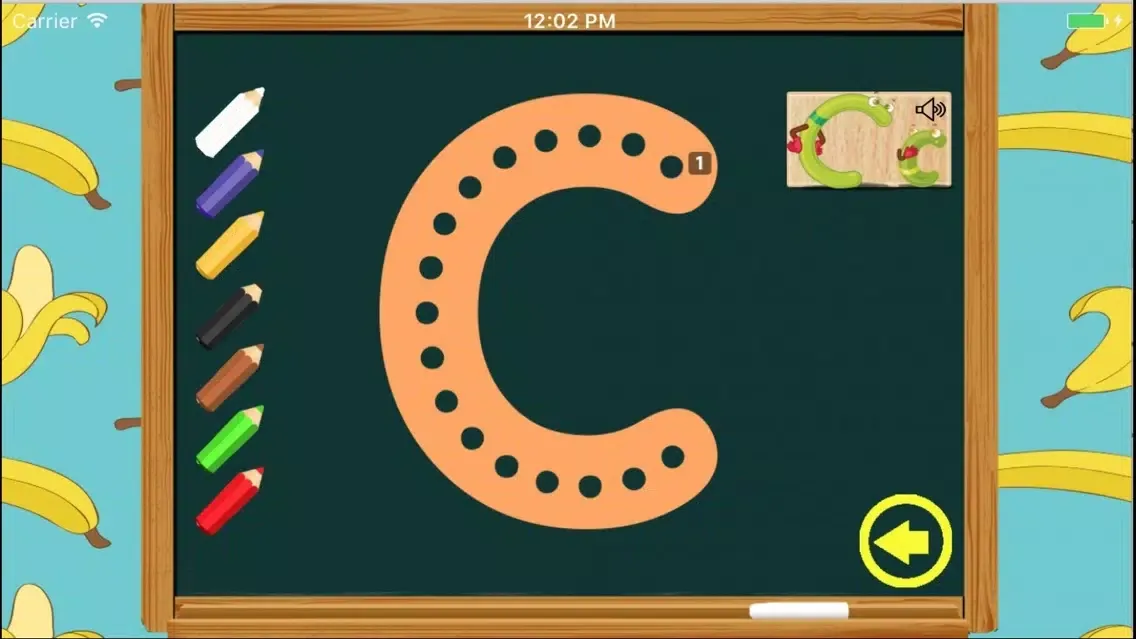 Скриншоты Baby Learning Writing ABC Fruit