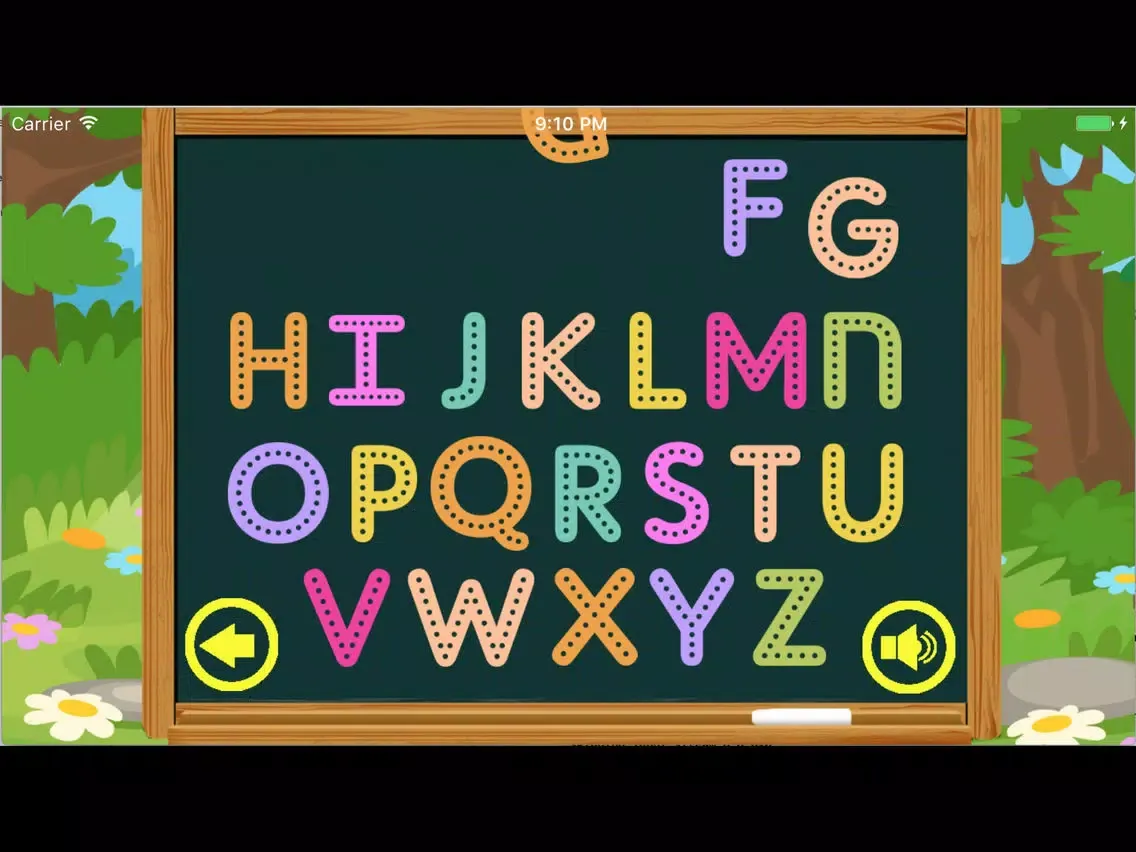 Screenshot di ABC Vegetables Letter Good Practice Tracing Easy iPad 
