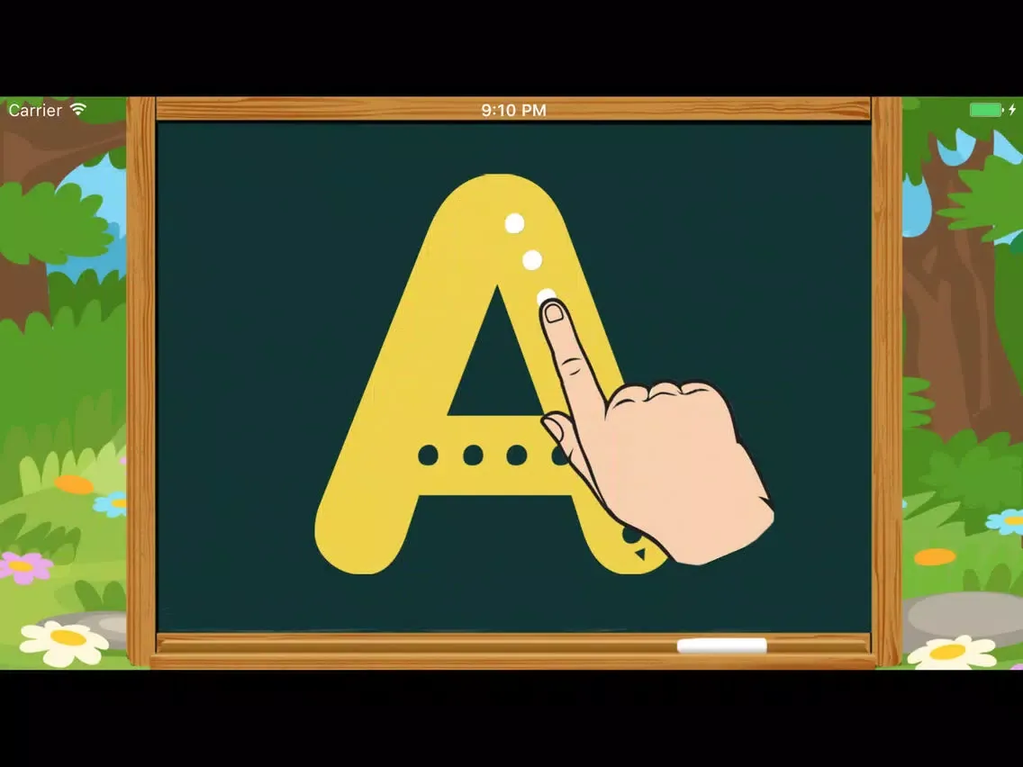 Screenshot di ABC Vegetables Letter Good Practice Tracing Easy iPad 