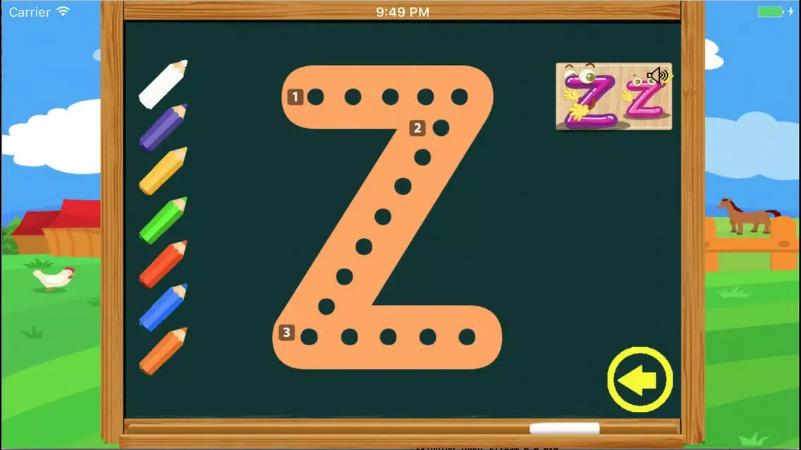 ABC Vegetables Phonics Write English Alphabets سکرین شاٹس