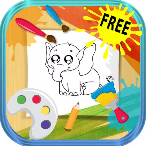 Coloring Book - Lumpy Elephant Painting For Kid