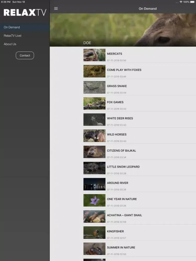 تصاویر Relax TeeVee iPad 