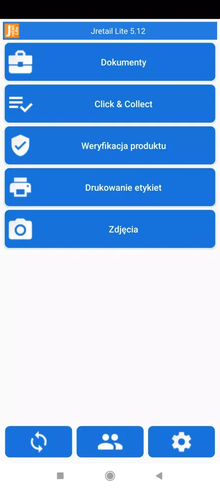Ảnh chụp màn hình của Inwentaryzacja - Jretail Lite