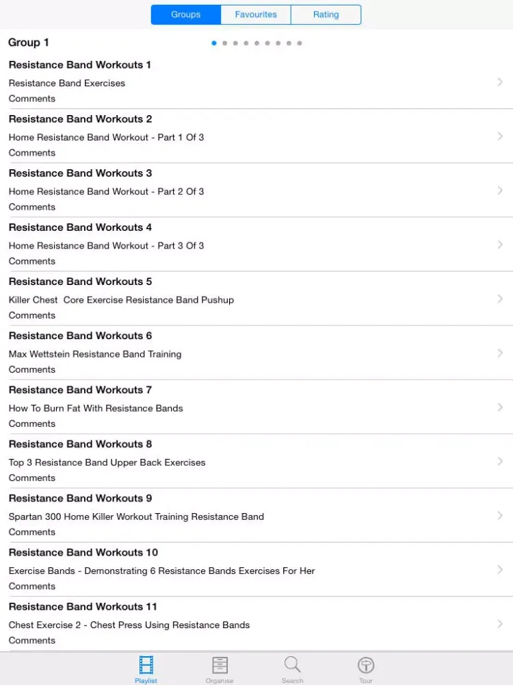 Скриншоты Resistance Band Workouts iPad 
