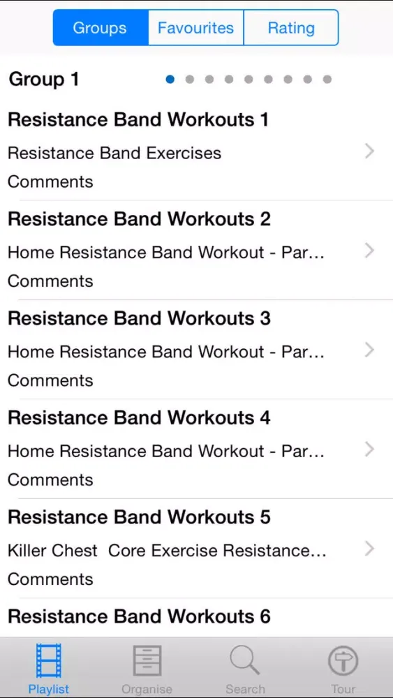 Скриншоты Resistance Band Workouts