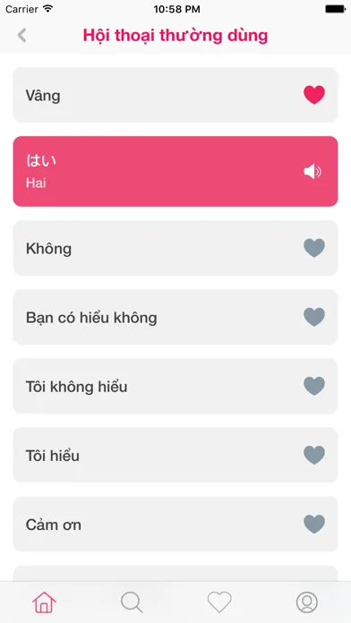 Zrzuty ekranu Tiếng Nhật Giao tiếp cho người Việt