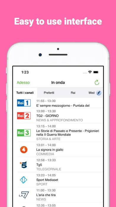 Zrzuty ekranu TV Guide Italy