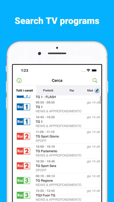 Zrzuty ekranu TV Guide Italy