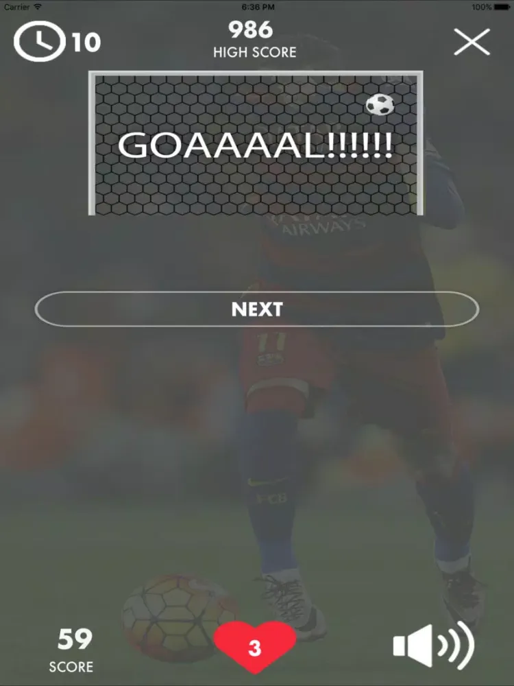 ภาพหน้าจอของ World Football Quiz iPad 