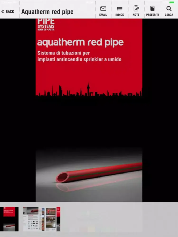 Screenshot di aquatherm iPad 
