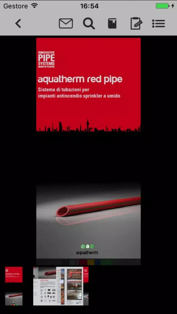 Screenshot di aquatherm
