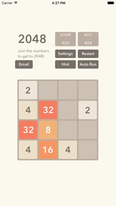 2048 tile number puzzle math game应用截图
