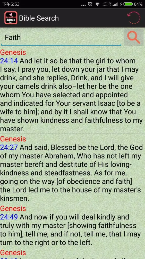 Amplified Holy Bible AMP Audio Screenshots