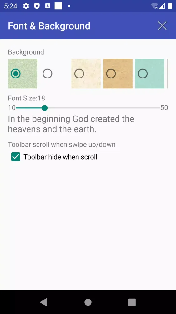 Latin English Vulgate Bible Screenshots