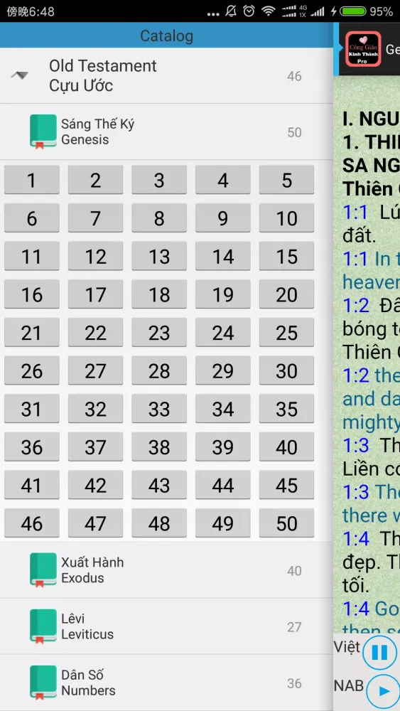 Vietnamese Catholic Holy Bible স্ক্রিনশট