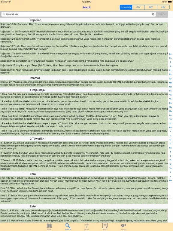 Скриншоты Alkitab Indonesian-English Bilingual Audio Bible iPad 