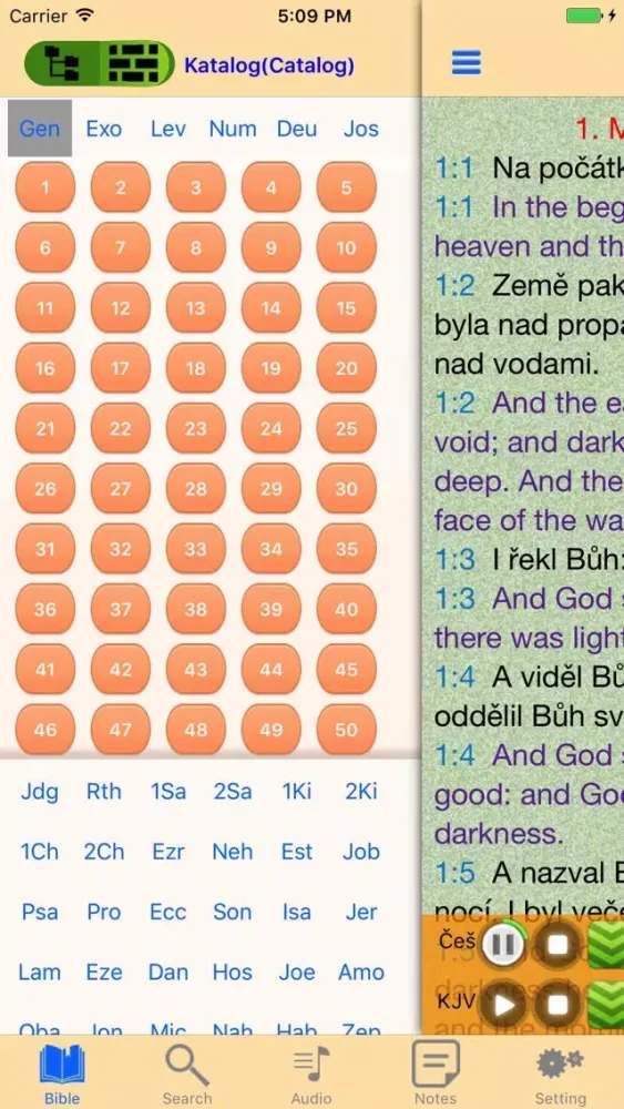 Czech-English Audio Holy Bible স্ক্রিনশট