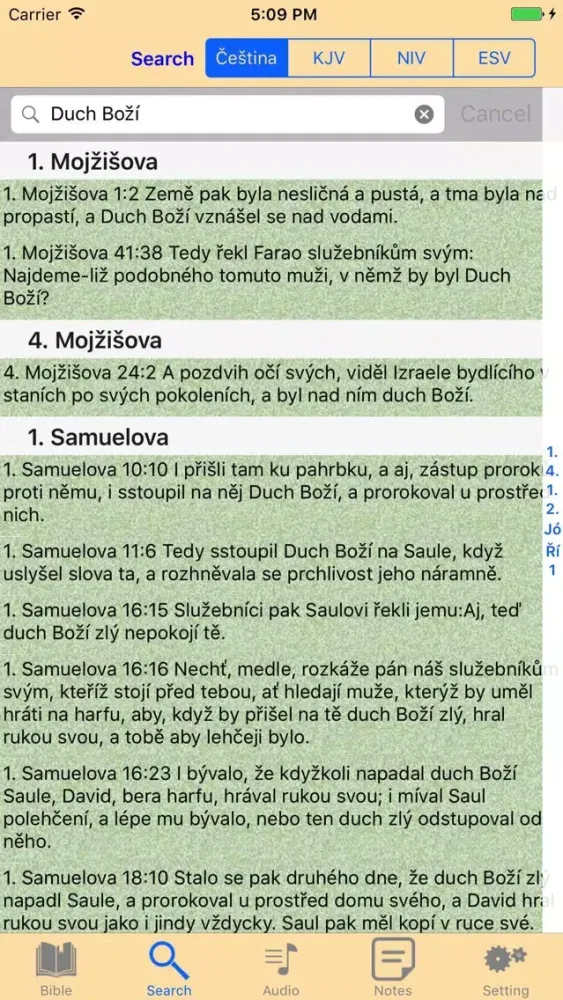 Czech-English Audio Holy Bible স্ক্রিনশট