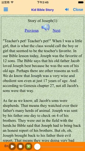 Capturas de pantalla de French English Audio Bible