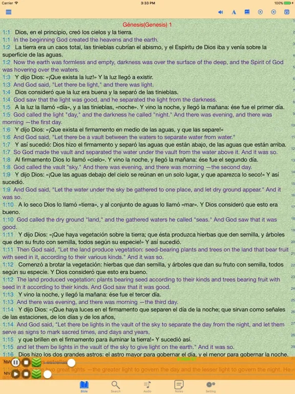 Spanish-English Bilingual Holy Bible iPad  Ekran Görüntüleri