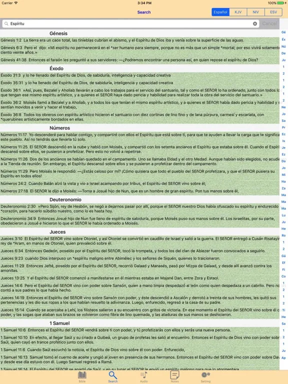 Spanish-English Bilingual Holy Bible iPad  Ekran Görüntüleri