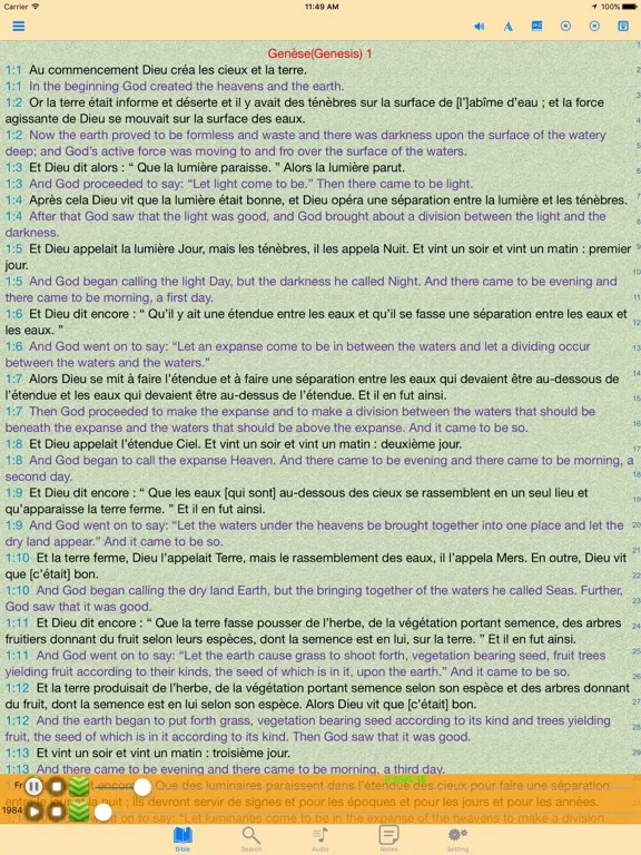 New World Translation Scriptures French-English iPad  Screenshots