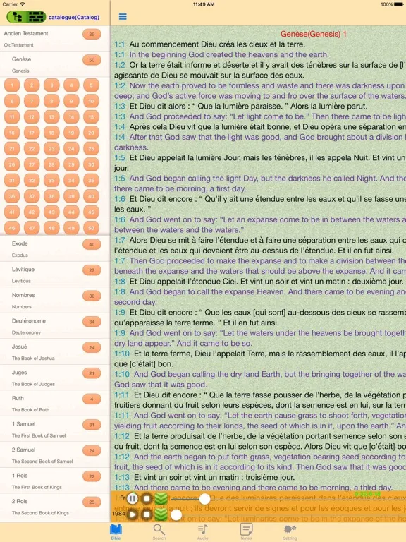 New World Translation Scriptures French-English iPad  Screenshots