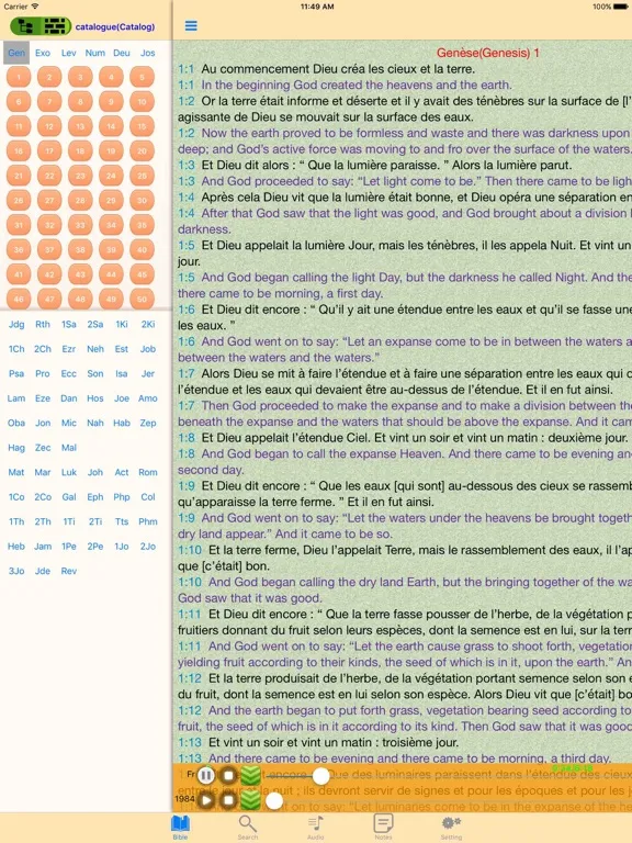 New World Translation Scriptures French-English iPad  Screenshots