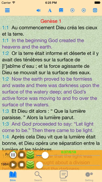 New World Translation Scriptures French-English Screenshots