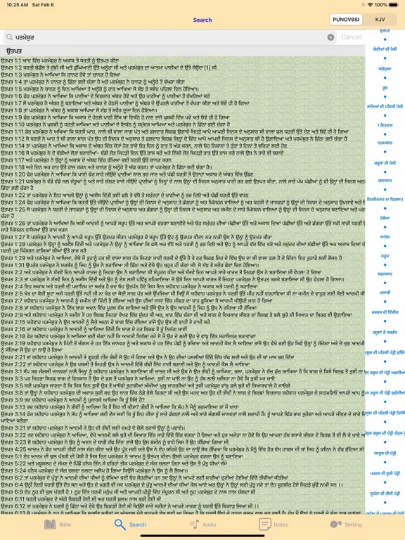 ภาพหน้าจอของ Punjabi English Audio Bible iPad 