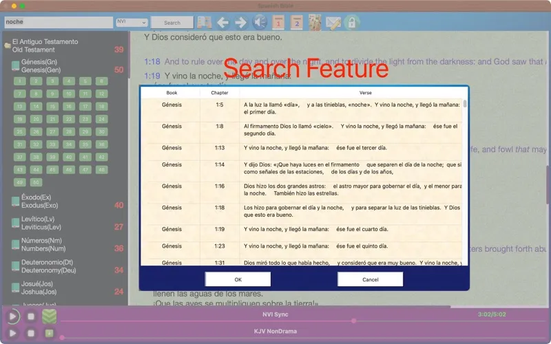 Spanish-English Audio Bible スクリーンショット